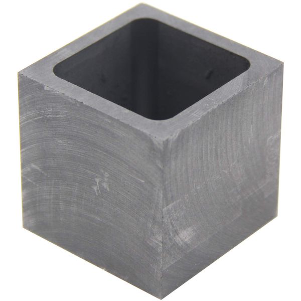 QDJUNE Graphite Ingot Mold, Melting Casting Mould for Gold Silver Metal Aluminum Copper Brass Zinc Plumbum and Alloy Metals (50x50x50mm-1000g Gold; 500g Silver)