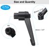 sourcing map 4pcs Clamping Lever Adjustable Handles M5 Metric Female Thread Level Handle Hand Knobs Quick Release Black for Lathe Machinery