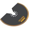 DEWALT DWA4211 Oscillating Titanium Nitride Coated Semicircle Blade, Black