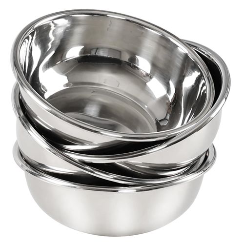 Fabnati 4 Pack Stainless Steel Mixing Bowls, 8.6 Inches Kitchen Prep Bowls Set