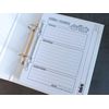 Recipe Folder with Name Ring Binder for Recipes DIN A5
