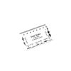 Alnicov Guitar String Action Gauge Ruler String Pitch Ruler Card Luthier Tool for String Instruments