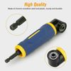 90°Right Angle Drill Adapter Extension Screwdriver Socket Holder Attachment Tool