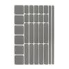 Non Slip Grip Stickers GRIPLUS Rectangle (Gray, 100×148mm(3.9×5.8inch))