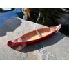 Premium Custom Canoe Red Miniature 1/24 Scale G Scale Diorama Accessory