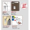 With light and attached mirror, you can see anywhere.