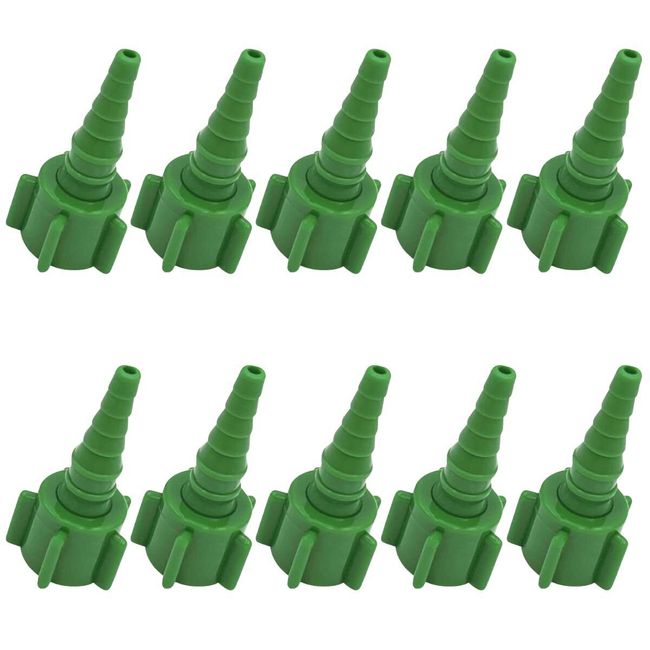 10pk Oxygen Tubing Swivel Nipple Christmas Tree Connectors