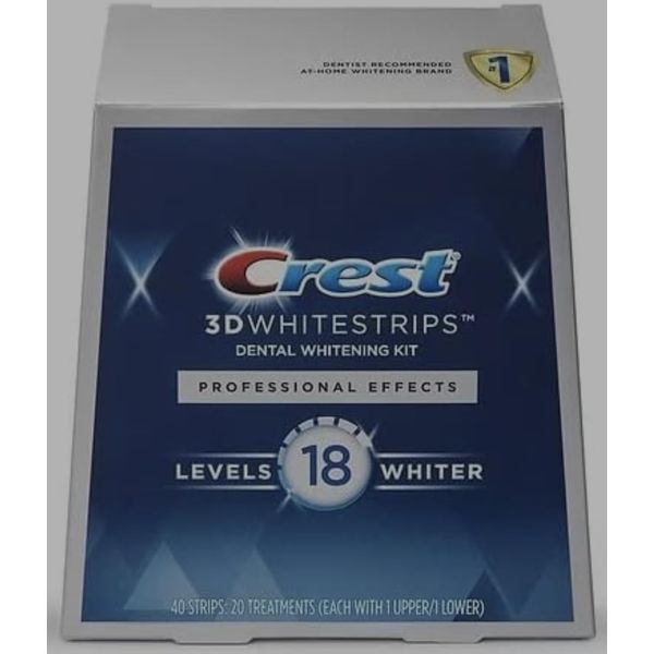 3D No Slip Whitestrips Professional Effects Teeth Whitening Kit 20 Ea