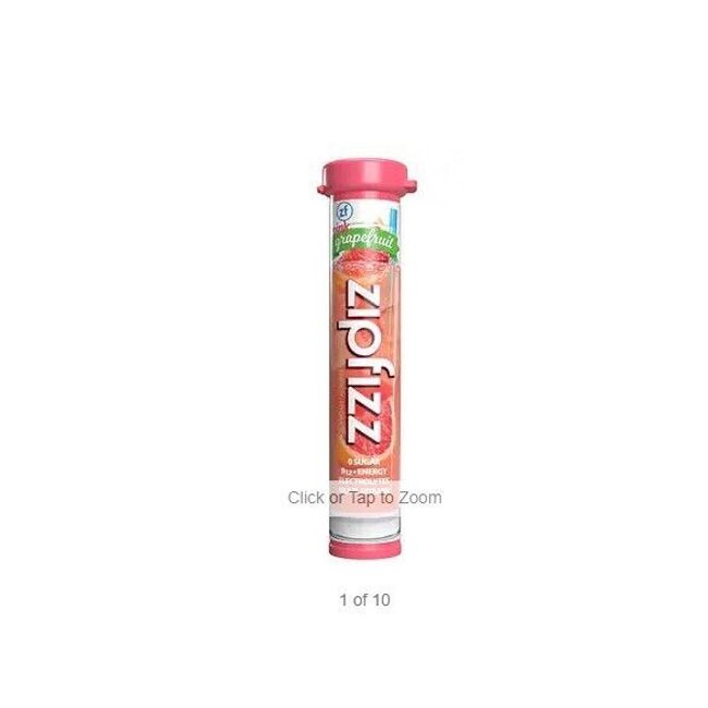 Zipfizz Multi Vitamin Energy Hydration Drink Mix ~ 30 Tubes Pink Grapefruit