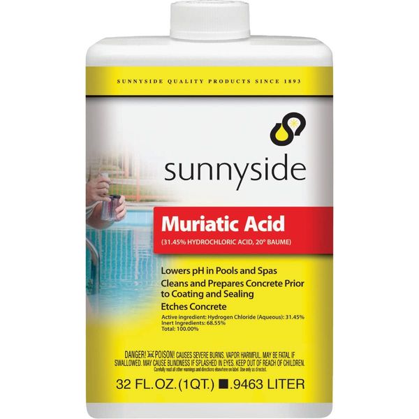 SUNNYSIDE CORPORATION 71032 1-Quart Muriatic Acid