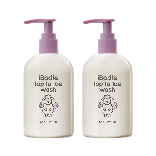 Ibodle All-in-One Top to Toe Wash 300ml x 2