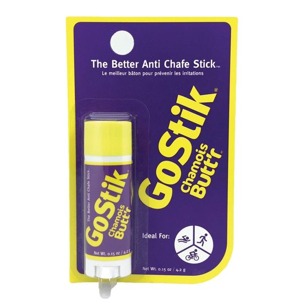 Chamois Butt'r Solid Travel Size Anti-Chafing Stick, 0.15 Ounce, Clear