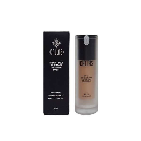 Callas Bright Max BB Cream Professional SPF50+ (CBB02R Honey Beige)