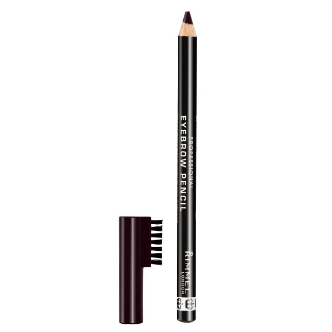 Rimmel Eyebrow Pencil, Black Brown, 1.4 g