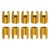 uxcell Self Tapping Thread Inserts 15 Pcs Internal M12-1.75 External M16x22 Carbon Steel Slotted Thread Repair Insert Nuts