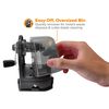 Bostitch Office Multi-Mount Manual Pencil Sharpener, Vacuum Mount or Screw Mount, Black (MPS2-BLK)