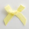 Italian Options Satin Craft Bows 100-Piece Pack, 3 cm Bow Width, Lemon