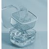 Retainer Case, Retainer Cleaner Case, Unique Denture Bath with Drain Tray, Suitable for Dentures, Denture Bridges, Partial Dentures, Traditional Braces, Etc. (Blue)