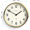 ® Master Edwards Wall Clock - Metal Clock - Analog Wall Clock - Mid-Century Cloc