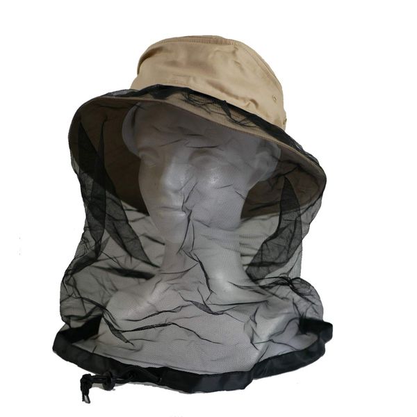 Katsuboshi Sangyo BT-200 Insect Repellent Hat with Net Beige