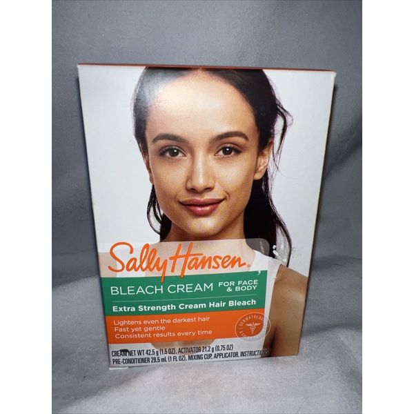 Sally Hansen Extra Strength Creme Bleach, Complete Kit For Body And Face