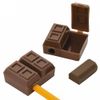Chocolate BAR Pencil Sharpener W/Eraser - Stationery - 12 Pieces
