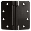1251 4" x 4" Full Mortise Single Acting 1/4" Radius Corner Spring Hinge, Oil 
