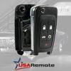 Replacement for 2010-2019 Buick Chevrolet GMC 5-Button Flip Blade Key Remote Shell Case OHT01060512