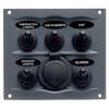 BEP 900-5WPS Black Waterproof Panel with 5 Switches