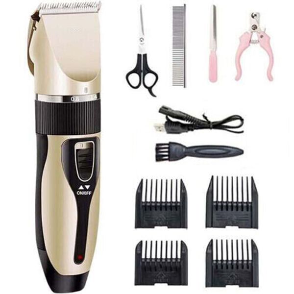 Pet Professional Dog Grooming Clippers Kit For Dog Cat Hair Trimmer Scissors Set