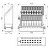 70.100.2453.3, Conn Rectangular Adapter F 24Signal/1Ground POS Screw ST