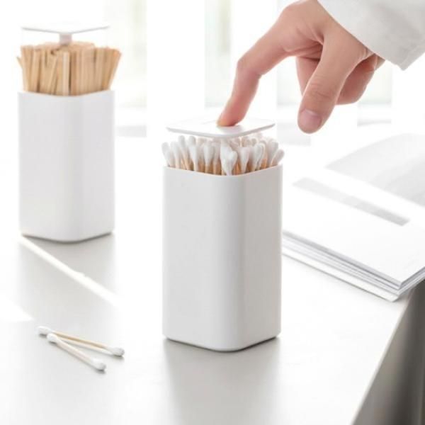 Life textbook pop-up toothpick cotton swab storage case cotton swab case