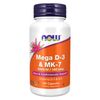 NOW FOODS Mega D-3 & MK-7 120 Veg Capsules