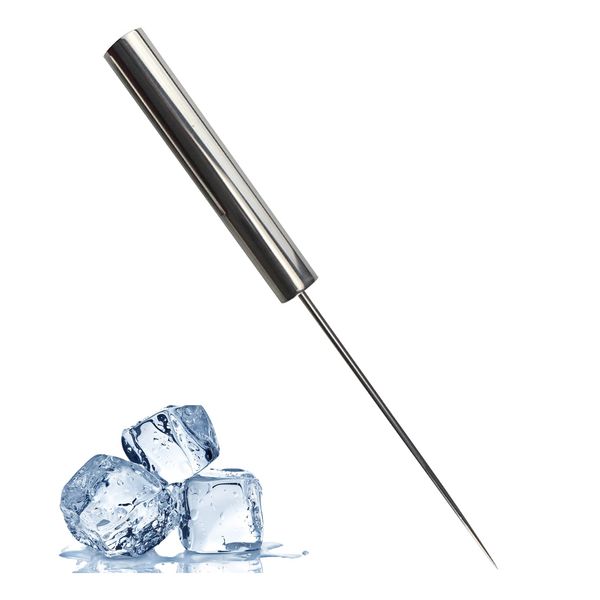 Jiakalamo Stainless Steel Ice Pick,Ice Crusher Ice Chisel Ice Pick Tool for Breaking Ice,Ice Tool Kitchen Tool for Kitchen Bars Bartender Picnics Camping and Restaurant