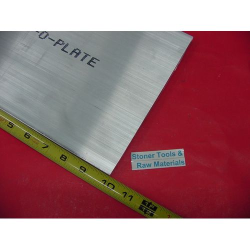 1/2" X 8" Aluminum 6061 Extruded Flat BAR 10" Long +.07"/-0 Solid T6511 New Mill Stock Plate .50"x 8"