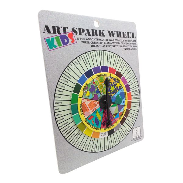 Art Spark Wheel Art Game for Kids: Inspiring Drawing & Painting Activity for Young Artists, Parents & Teachers – Fun Art Supplies & Unique Gift for Kids 5+ – Perfect Educational Toy for Classrooms