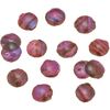 BN KR-05 Nail Stone Shell Jewelry, Round, Purple