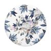 Blue and White Floral Pattern PopSockets Swappable PopGrip