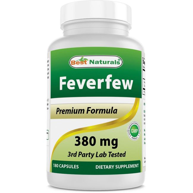 Best Naturals Feverfew 380 mg 180 Capsules