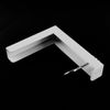 FONGKNOX 2 PCS Universal Projector Screen with L Bracket, Adjustable Extension, with Hook for Manual Wall or Ceiling Mount (White)