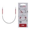 KnitPro Zing Fixed Knitting Needles – 22.5cm x 2.5mm Circular Knitting Pins, 82