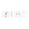 Pro1IAQ T731W Wireless PTAC Non Programmable Thermostat
