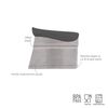 Tovolo Scraper With Measurement Guide Bench Scrapper, Charcoal