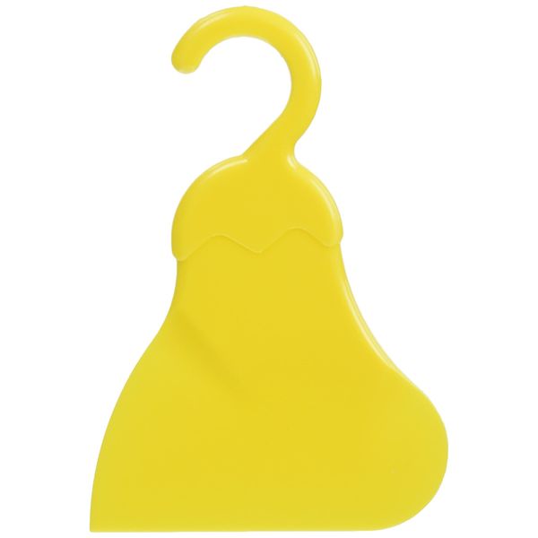 Shimomura Industry FVS-640 Full Veggie Smile Kitchen Scraper, Dishwasher Safe, Made in Niigata, Tsubamesanjo, Yellow, 4.1 x 3.1 x 0.2 inches (105 x 80 x 5 mm)