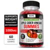 Apple Cider Vinegar Gummies 60ct, Premium Weight Loss, Appetite Control, Cleanse