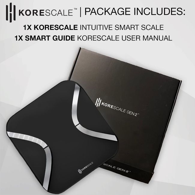 KOREHEALTH 30744 KoreScale Scale For Body Weight and Fat User Manual