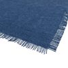 Set of 6 Blue Rectangular Jute Placemat 19"