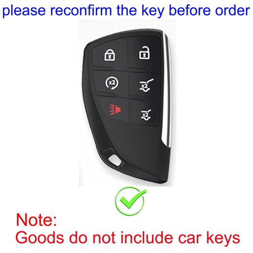 APEKUU Car Key Fob Cover, Soft Full Protection Key Case Shell Compatible with 2022-2025 Chevrolet Silverado 1500 GMC Sierra 1500, 2024 2025 Silverado Sierra 2500HD 3500HD Smart Key Protector (C-Brown)