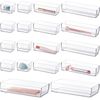 Simplesort 18-Piece Stackable Clear Drawer Organizer Set | Multi-Size Trays |...