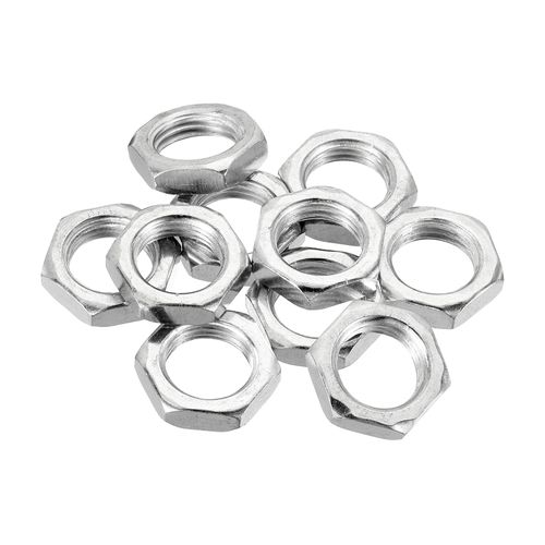 PATIKIL M16 x 1.5 Steel Hex Nuts 10pcs Metric Thread Zinc Plated Hardware Nut Screw Bolt Fastener 6mm Height